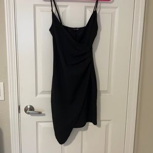 Black mini dress